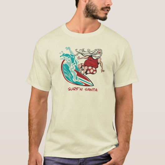 Surf'n Sankt T-Shirt (Vorderseite)