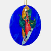 Surfnadel Keramik Ornament (Rechts)