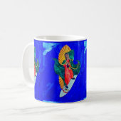 Surfnonnen Kaffee-Tasse Kaffeetasse (Vorderseite Links)