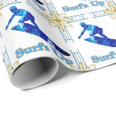 Surfpapier Geschenkpapier (Rolleneckpunkt)