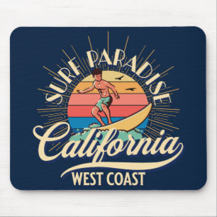Surfparadies California Westküste Mousepad