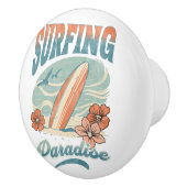 Surfparadies im Retrostil Keramikknauf (Rechts)