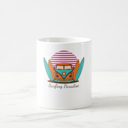 Surfparadies Kaffeetasse (Mittel)