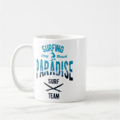 Surfparadies Long Beach Surf Team Wave Rider D Kaffeetasse (Links)