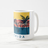 Surfparadies Miami Beach Florida Kaffeetasse (VorderseiteRechts)