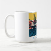 Surfparadies Miami Beach Florida Kaffeetasse (Links)