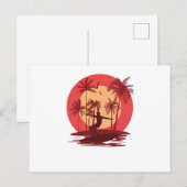Surfparadies Postkarte (Vorne/Hinten)
