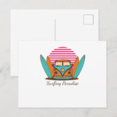 Surfparadies Postkarte (Vorne/Hinten)