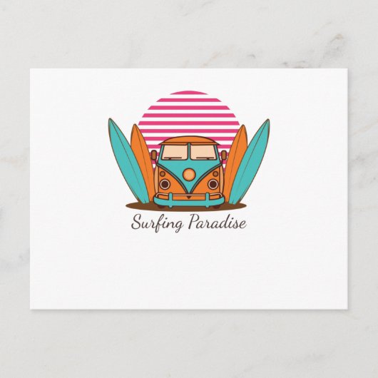 Surfparadies Postkarte (Vorderseite)