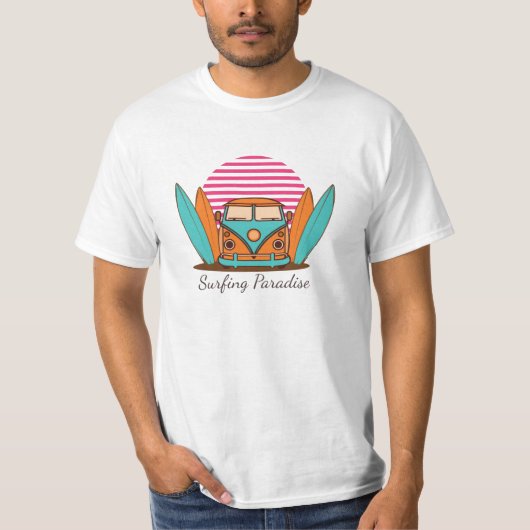 Surfparadies T-Shirt (Vorderseite)