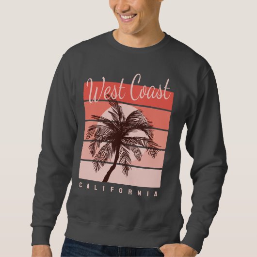 Surfparadies Westküste Kalifornien Sweatshirt (Vorderseite)