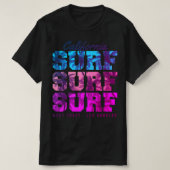 Surfparadies Westküste Kalifornien T-Shirt (Design vorne)