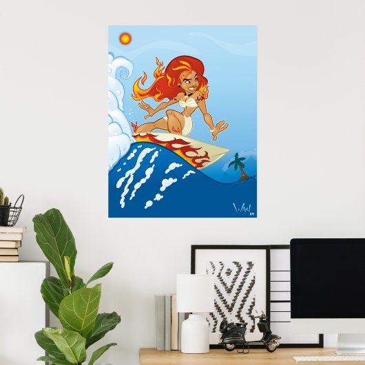 Surfposter Poster (Heimbüro)
