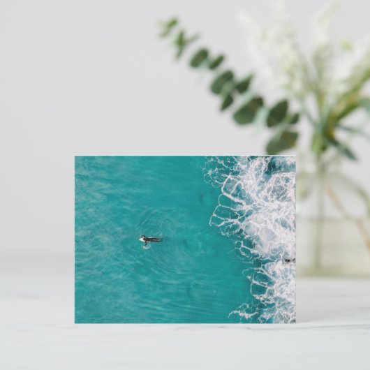 Surfpostkarte Postkarte (Stehend Vorderseite)