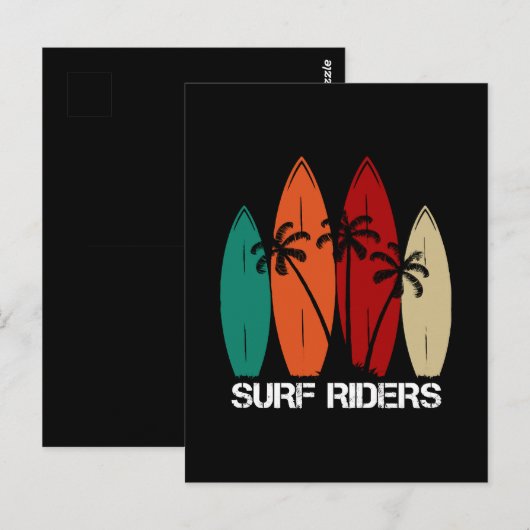 Surfreiter Postkarte (Vorne/Hinten)