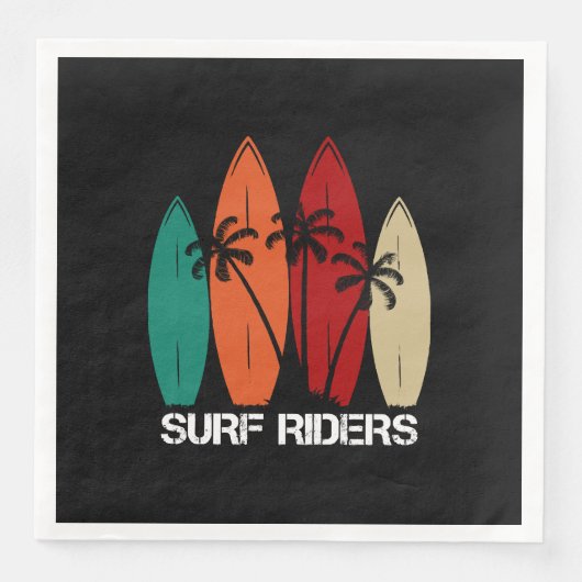 Surfreiter Serviette (Vorderseite)