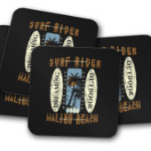 Surfrider Malibu Beach | Surfboard Untersetzer Set