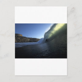 Surfröhre perfekte Welle Peru Postkarte