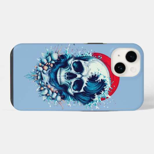 Surf's Last Ride iPhone Hülle (Rückseite (Horizontal))