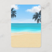 Surf's Up Baby - Babydusche Begleitkarte (Rückseite)