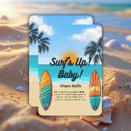 Surf's Up Baby - Babydusche Begleitkarte