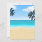 Surf's Up Baby - Babydusche Einladung (Rückseite)