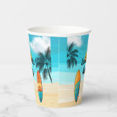 Surf's Up Baby - Babydusche Pappbecher (Rechts)