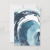 Surf's Up | Beach Surfboards Kids Birthday Dankeskarte (Rückseite)