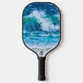 "Surfs Up" Benutzerdefiniertes Pickleball-Paddel Pickleball Schläger (Vorderseite)