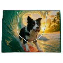 Surfs up Border Collie