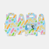 Surf's up boy Birthday Party Geschenkschachtel (Ungefaltet)