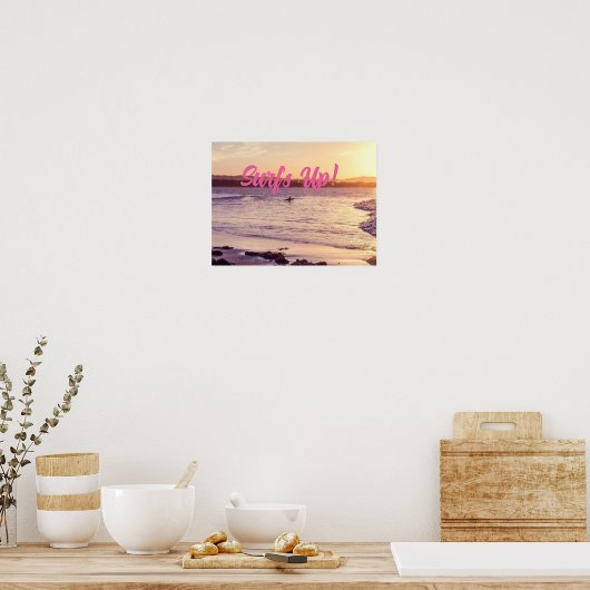 Surf's Up Byron Bay Poster (Küche)