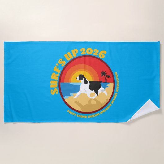 Surfs Up ESS  Beach Towel Strandtuch (Vorderseite)