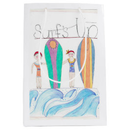 Surfs Up-Geschenktasche Mittlere Geschenktüte