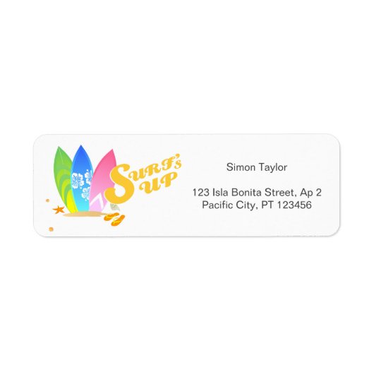 Surf's up Girly Birthday Party (Vorne)