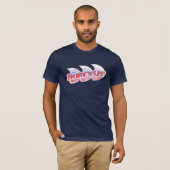 Surf's Up Herren's Red & Blue T - Shirt (Vorne ganz)