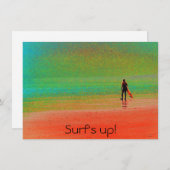 "Surf's up!" Karte (Vorne/Hinten)