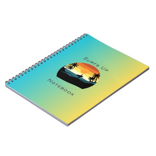 Surfs-up-Notebook Notizblock (Linke Seite)
