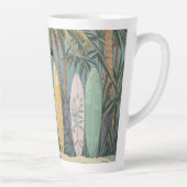 Surf's Up, Pastellstil Personalisiert Milchtasse (Rechts)