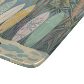 Surf's Up, Pastellstil Personalisiert Schneidebrett (Ecke)