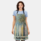 Surf's Up, Pastellstil Personalisiert Schürze (Getragen)