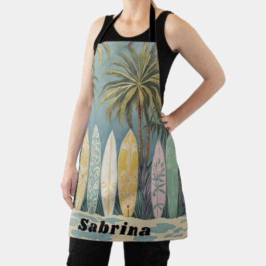 Surf's Up, Pastellstil Personalisiert Schürze (InSitu)