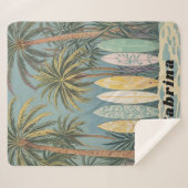 Surf's Up, Pastellstil Personalisiert Sherpadecke (Vorderseite (Horizontal))