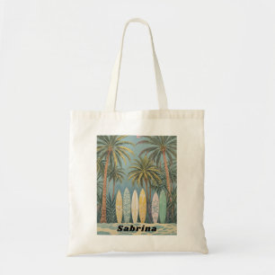 Surf's Up, Pastellstil Personalisiert Tragetasche