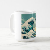 Surf's Up Retro Wave Design Classic California Kaffeetasse (Vorderseite Links)