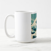 Surf's Up Retro Wave Design Classic California Kaffeetasse (Links)