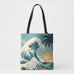 Surf's Up Retro Wave Design Classic California Tasche