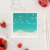 Surf's Up Summer Beach Party Paper Napkin Serviette (Beispiel)