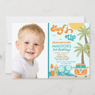 Surf's up Surf Beach Surfs Einladung zum Geburtsta