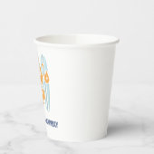 Surf's Up Surfboard Strand Geburtstag Pappbecher (Links)